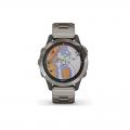   Garmin Quatix 6 Titanium - Titanium Gray with Titanium Band